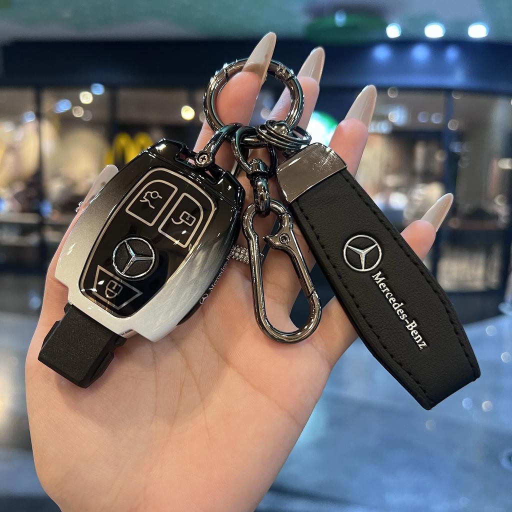 ULA5 Key Fob Cover For Mercedes Benz A B C E S Class W204 W205 W212 W213 W176 GLC MAYBACH Keyless Soft Case
