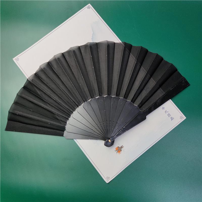 Classical Folding Fan, Vintage Dragon Printing, Hand Held Fans, Dancing Cloth Props