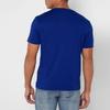 Polo Ralph Lauren Logo Bordado Color Sólido Cuello Redondo Manga Corta Camiseta Hombre Azul 710671438-144