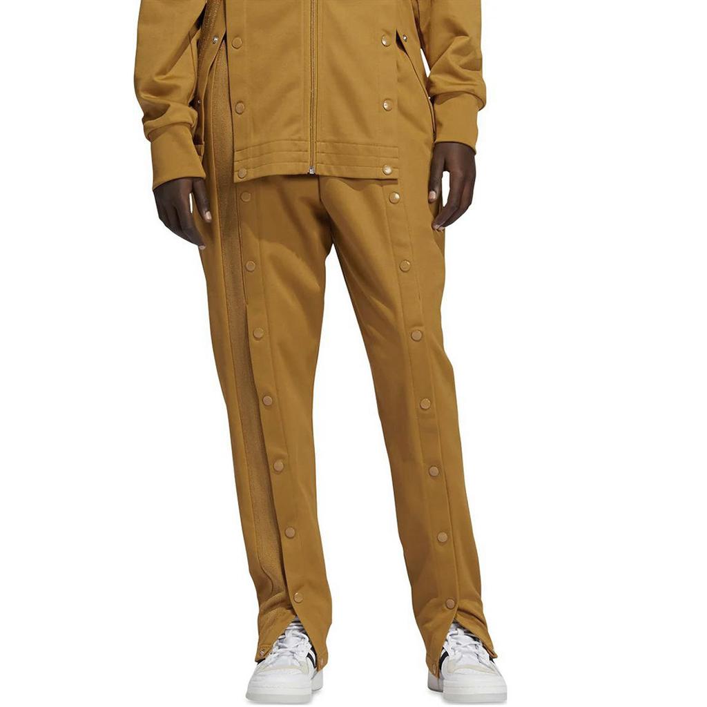 Adidas Originals Trefoil X Ivy Park Samarbeid Ensfargede Treningsbukser Unisex Underdeler Hvetebrown GV1589