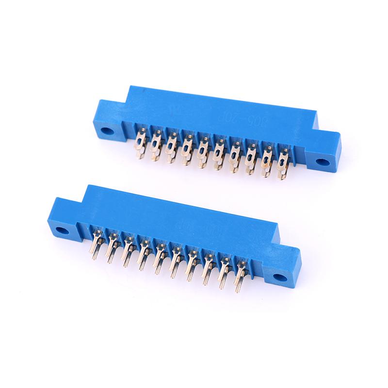 1X Conector Margine Card Rând Dublu 2X10 20 Pini Pas 3.96Mm Slot Soclu de Lipit