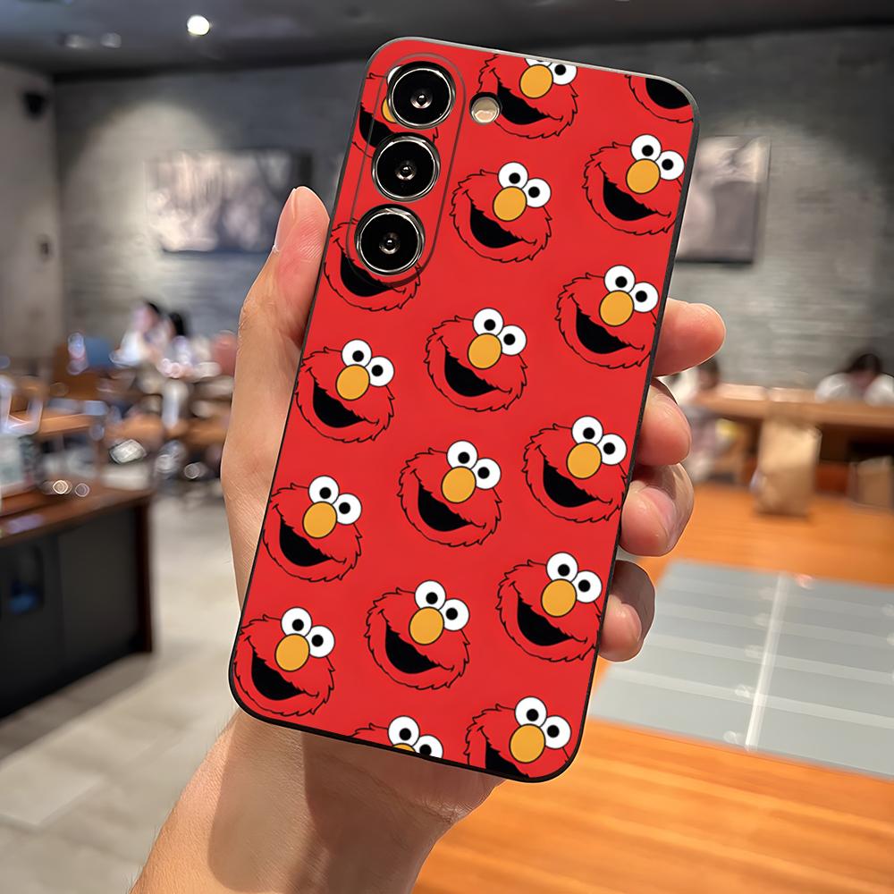

Cartoon S-Sesame Streets Funny Phone Case For S23 Samsung S24 Ultra S25 S22 S20 Fe S21 Plus A16 A54 A34 A24 A53 A14 Cover Samsung s24fe