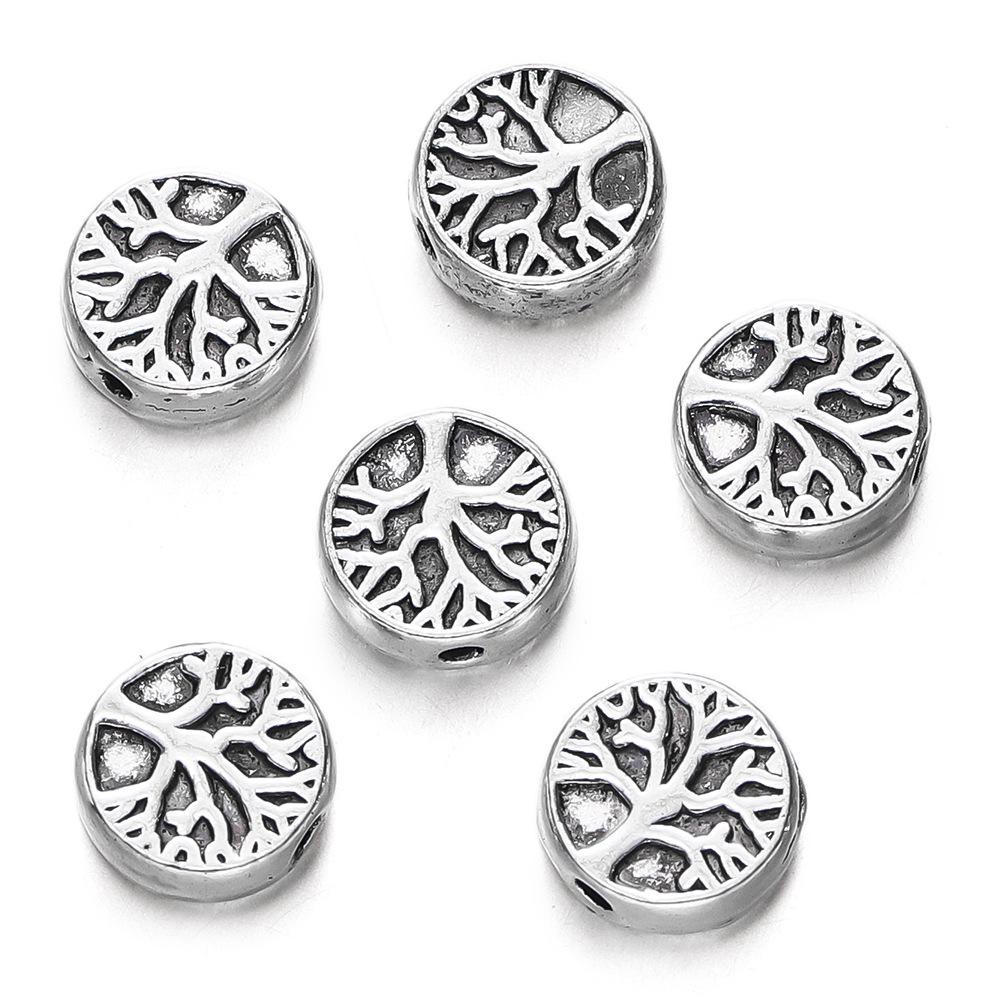 Pingente Buda Lótus Árvore da Vida - Acessório de Liga para Joias DIY