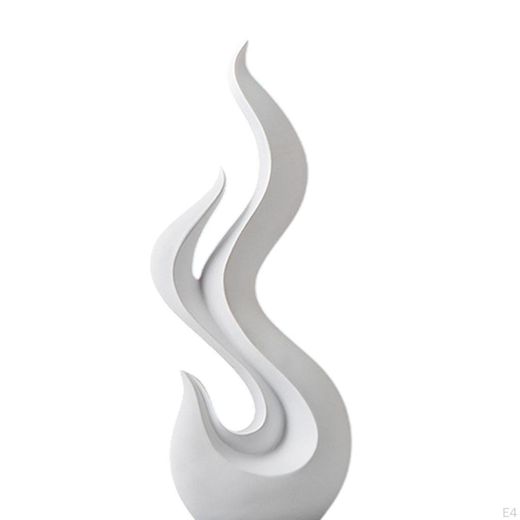 Flammendesign Harzfigur für Desktop-Ausstellung, Einzigartiges Kunstwerk Zuhause