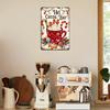 1pc Christmas Hot Cocoa Bar Metal Sign - Weather-Resistant Wall Art with Pre-Drilled Holes for Farmhouse Home Cafe Garage Decor