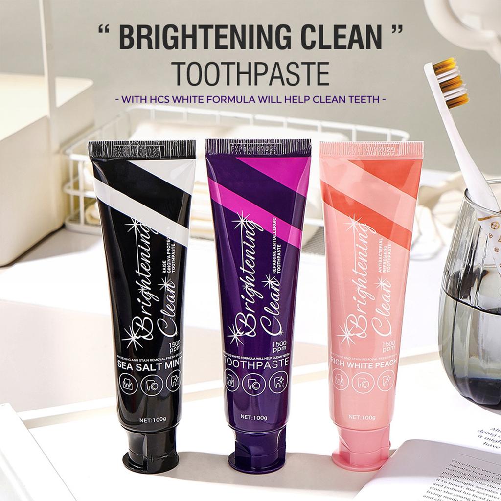 Antiallergic Brightening Toothpaste, Gentle Cleaning for Sensitive Teeth and Fresh Breath, Helps Whiten Teeth