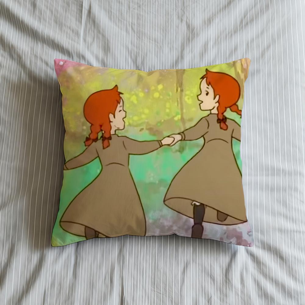 

Anne Cushion Cover Of Wall Soft Case For Sofa Living Room Books Home Comfortable Office Decor Protective Pillow Green Covers 30cmx30cm