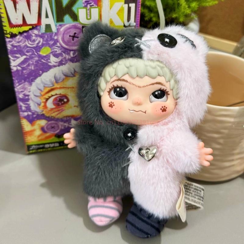 New Hot Wakuku 4Th The Handicraft World Of Wakuku Blind Boxs Cute Trendy Vinyl Plush Keychain Decoration Collectible Toys Gifts
