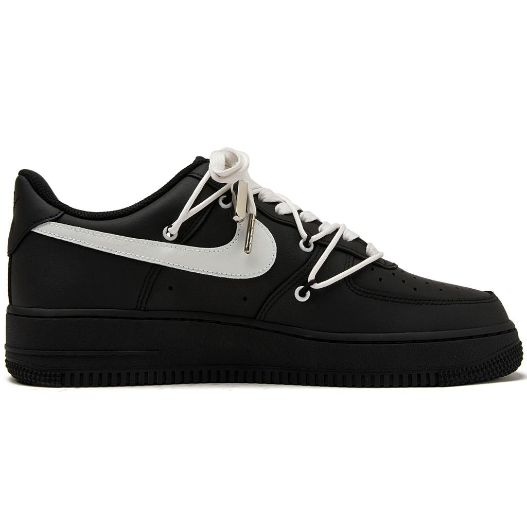 Nike Air Force 1 Air Force 1 Low Top Skateboard Shoes Unisex Matte Black White CW2288-001(Team55-3DS-BOX)