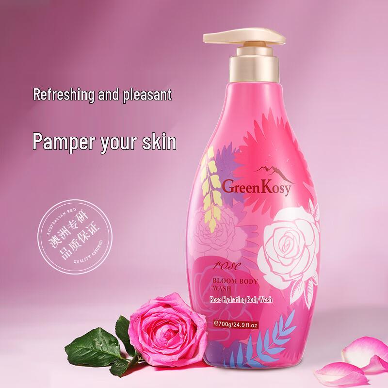 GreenKosy Rose Moisturizing Shower Gel