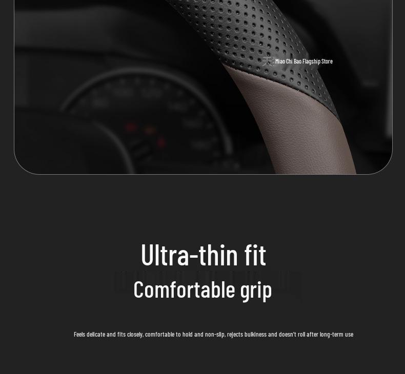 Changan Qiyuan A07 2024 Ultra-Thin Anti-Slip Steering Wheel Cover, No-Sew Design for All-Season Use