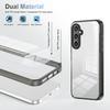 For Samsung Galaxy S24+ Clear Phone Case TPU PC Anti-Slip Drop-Proof Back Cover