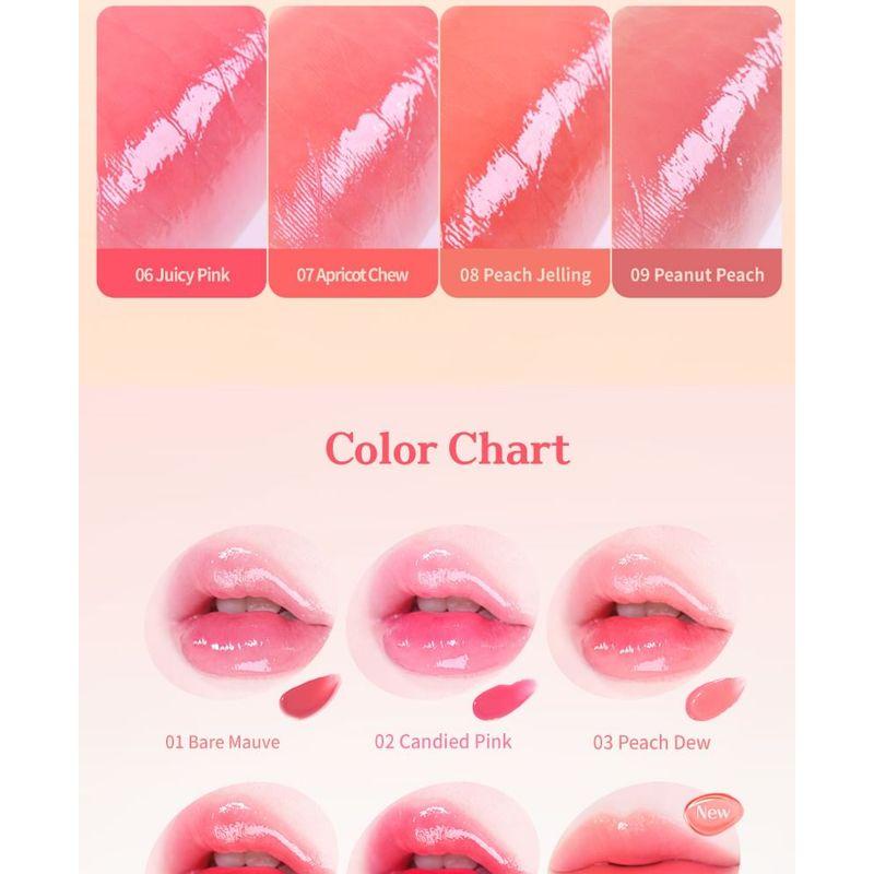 MACQUEEN - Dewy Water Glow Lip Tint - 9 Colors