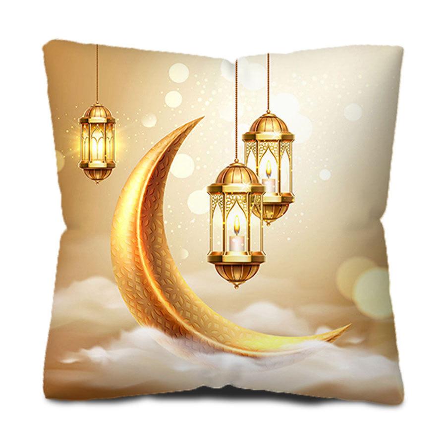 

Золотая Луна Короткий Плюш С Принтом Наволочка для Дома Ткань Наволочка для Дивана Прикроватная Подушка 45 * 45Cm