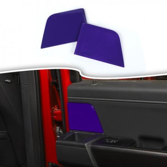 Interior Rear Door Handles Panel Trim Cover For Ford F150 21+ Purple Accessories