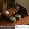Zhinianhua Ceramic Tea Canister & Gift Box