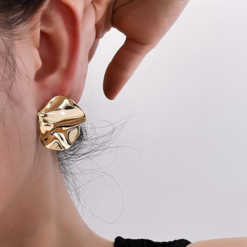 Exaggerated Irregular Drop Earings Women's Fashion Punk Metal Geometric Earrings Dangle Wedding Party Ear Accesories Gifts