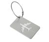 Aluminum Alloy Airplane Luggage Tag for Suitcases & Boarding Passes