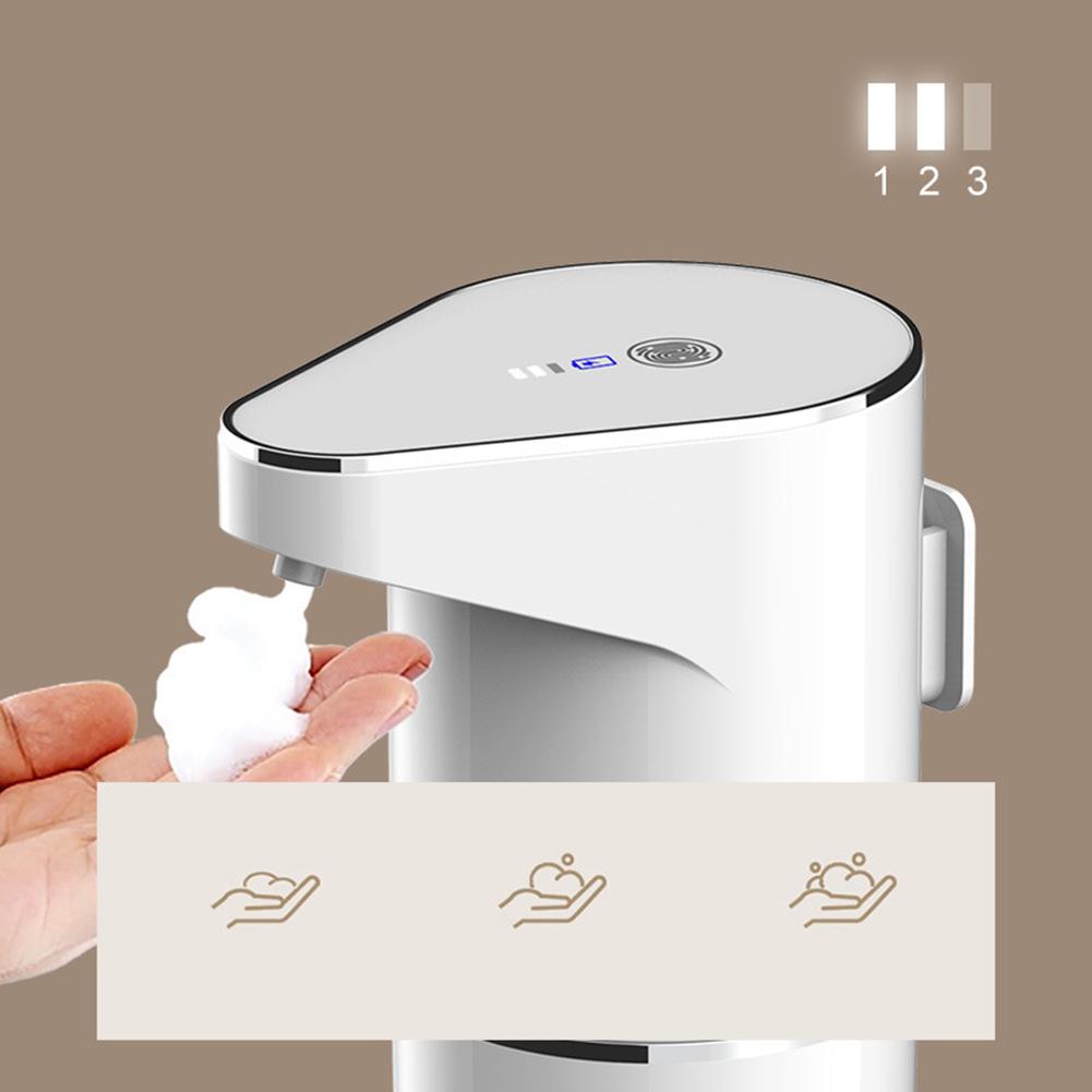 Adjustable Foam Levels Dispenser Usb Rechargeable Dispenser Automatic Foam Dispenser Hygienic Handwashing Solution