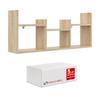 Wall Hanging Shelf, Bookcase - No. 18 white