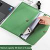 Imitation Leather A4 File Bag: Large Capacity Document Holder, Customizable with Company Logo