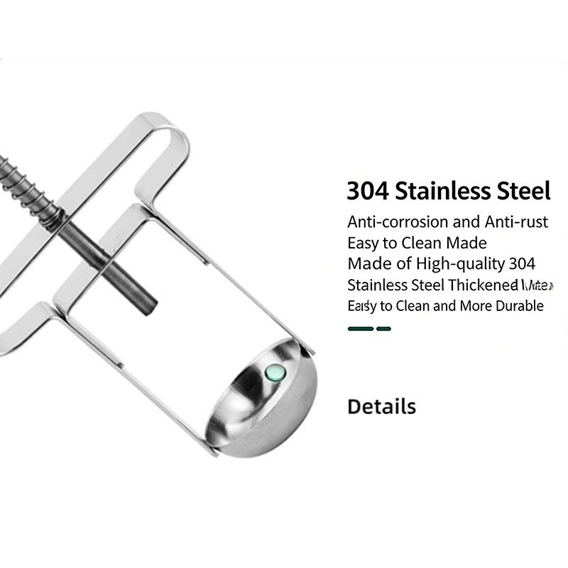 Stainless Steel Jujube Pit Remover Household Hawthorn Core Extractor Multi-Functional Tool