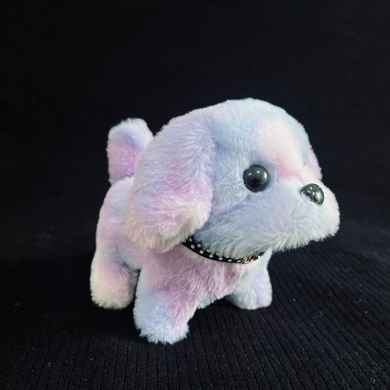 1Pcs Child Friendly Leashed Puppy Doll, Electronic Barking and Walking Plush Toy as Gift