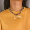 Punk Retro Wild Short Short Neck Necklace Female Simple Twist Thick Chain Personality Necklace