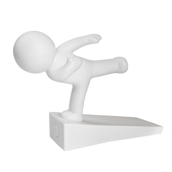Cartoon Man Door Stopper Wedge Wall Protector Anti-slip Windproof No Drilling Anti-collision Carpet Tile Concrete Wooden Floor Doorstop