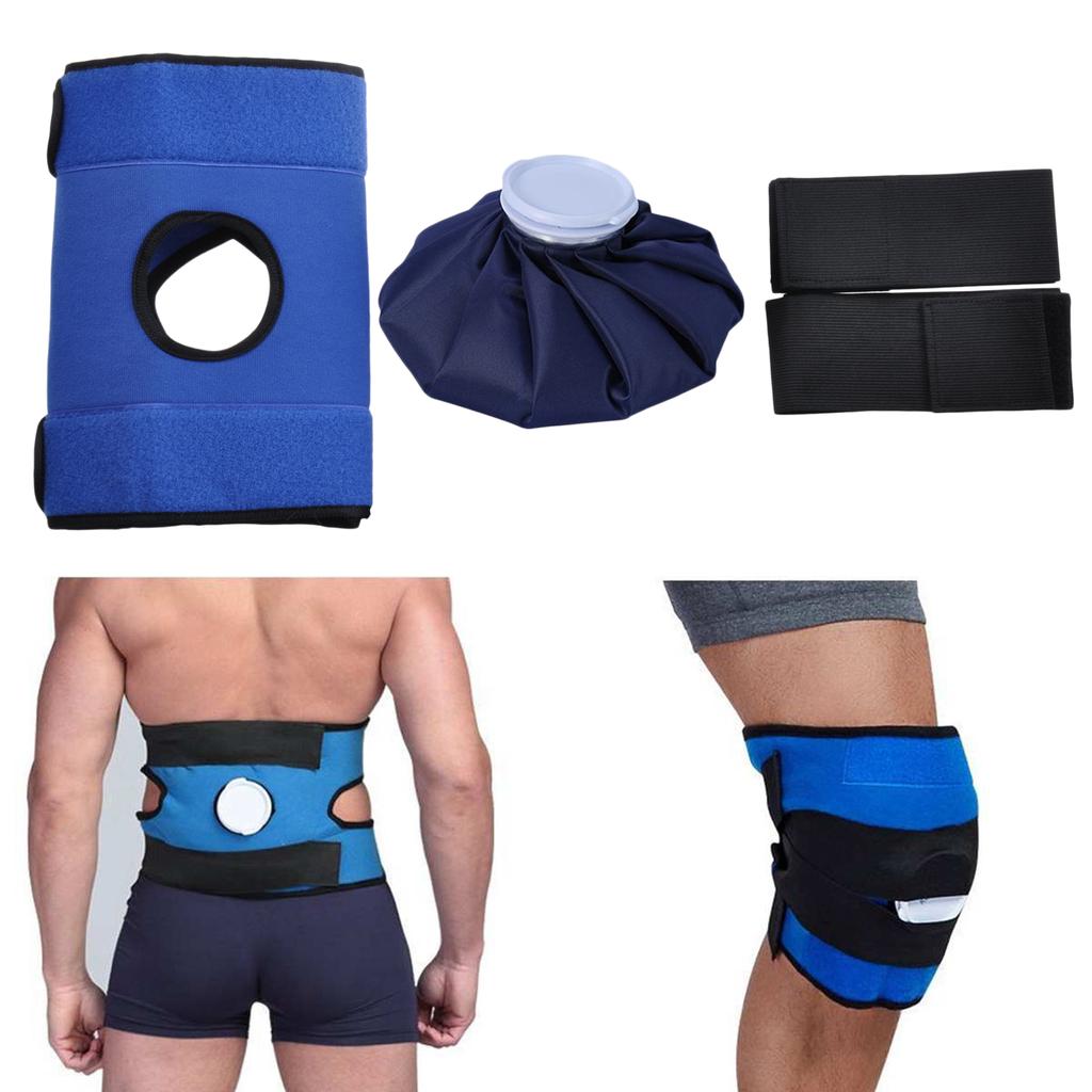 1PCS Sport Injury Ice Bag Reusable Heat Cold Cooler Pack For Injury Knee Head First Aid Therapy Pain Relief Medical Ice Bag