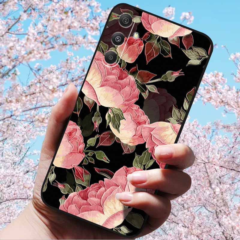 For Samsung Galaxy A16 5G 4G Cases 3D Relief Soft Silicone Cover Retro Embossed for Galaxy S24 FE Plus S 24 Phone 3D Soft Cases