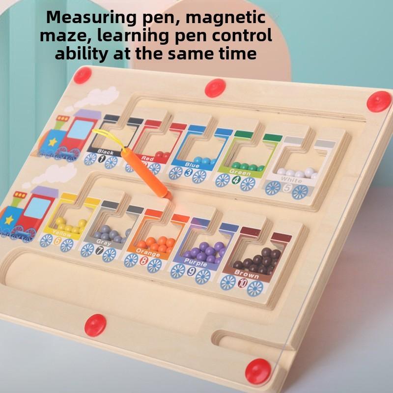Color Sorting Wooden Classification Puzzle Kids Educational Parent Child Play