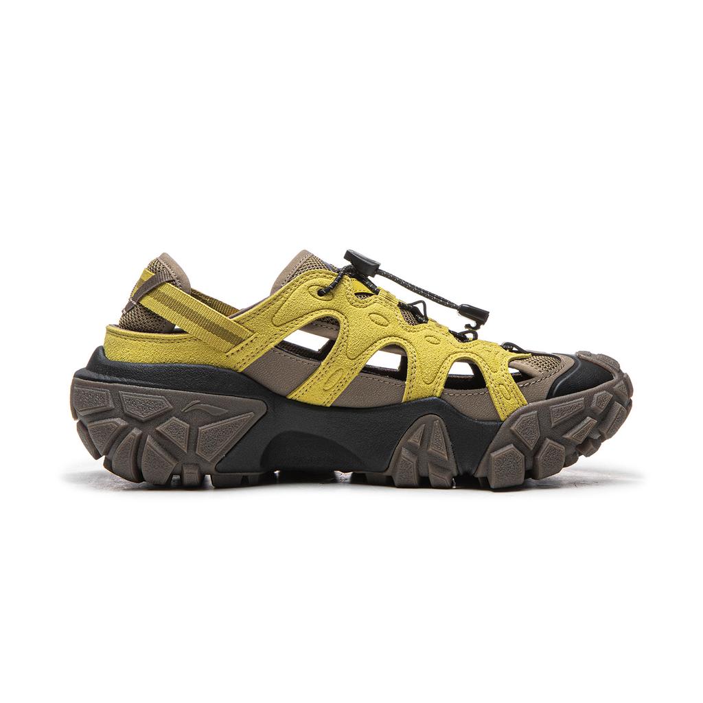 Li Ning Sandalo da Trekking Fiume Antiscivolo, Resistente all'Abrasione, Leggero, Giallo Donna AGUW028-3