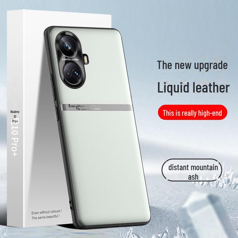 

Чехол Realme 10pro+ из жидкой кожи: Прочный, устойчивый к падениям и обрастанию защитный чехол realme 10pro+