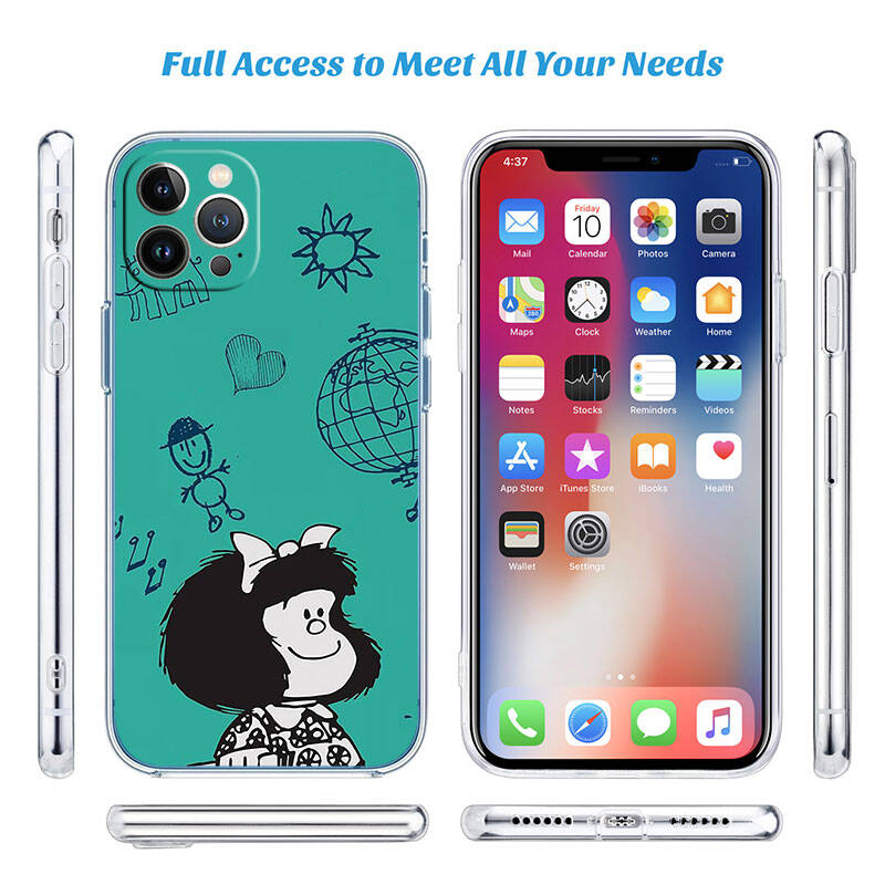MH88 Mafalda Case for Motorola E7 G6 G7 G8 G9 Plus Power Play G10 G20 G04 E30 E40 E22 E20 E13 E15 G22 G23 G05 G75 G35 G55