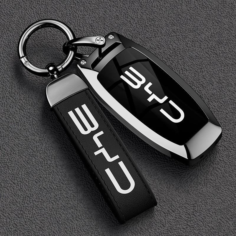 GGBFQ1 Fit For BYD Seal Sealion 6 Song Plus Atto 3 Han EV Dolphin Mini Car Key Case Cover Shel Keychain Accessories