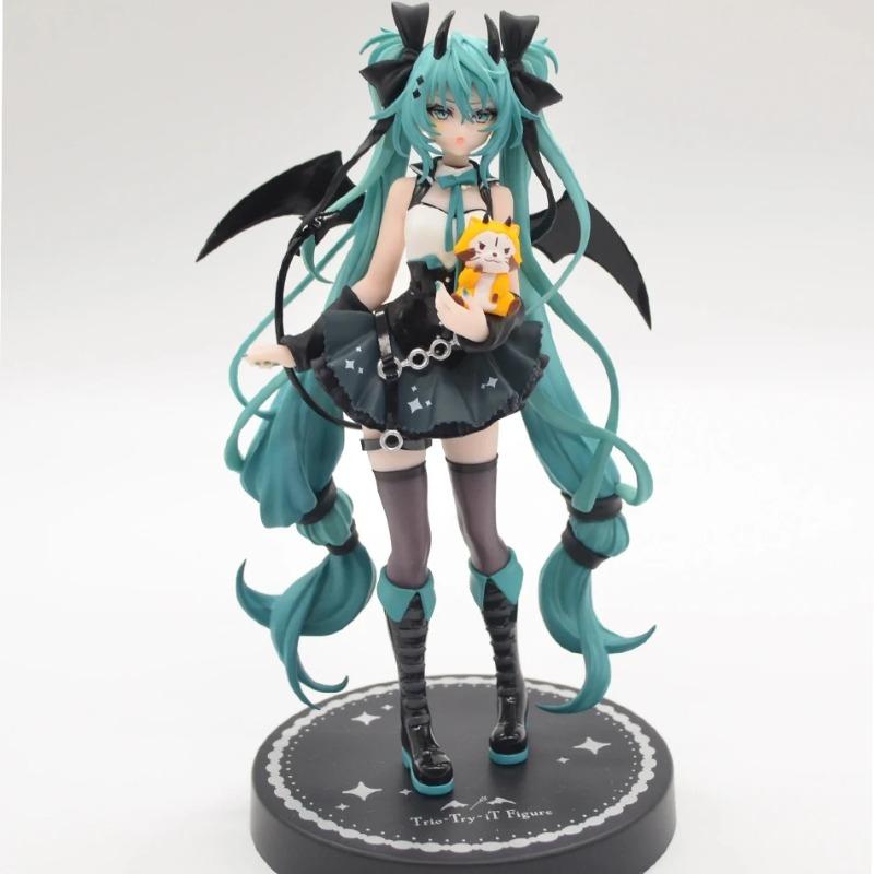 Little Devil Vocaloid Star Dark Angel Raccoon Animation Figure POLYVINYL CHLORIDE Tabletop Miniature Decoration Piece Desk Decor for Animation