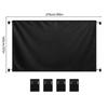 RV Rear Door Drapery Magnetic Waterproof Adjustable RV Privacy Drapery With Magnetic Hooks For Truck SUV Caravan Outdoor Travel
