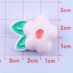 Artificial Resin Flat Back Fruit Design Fridge Magnet for Souvenir and Home Decor