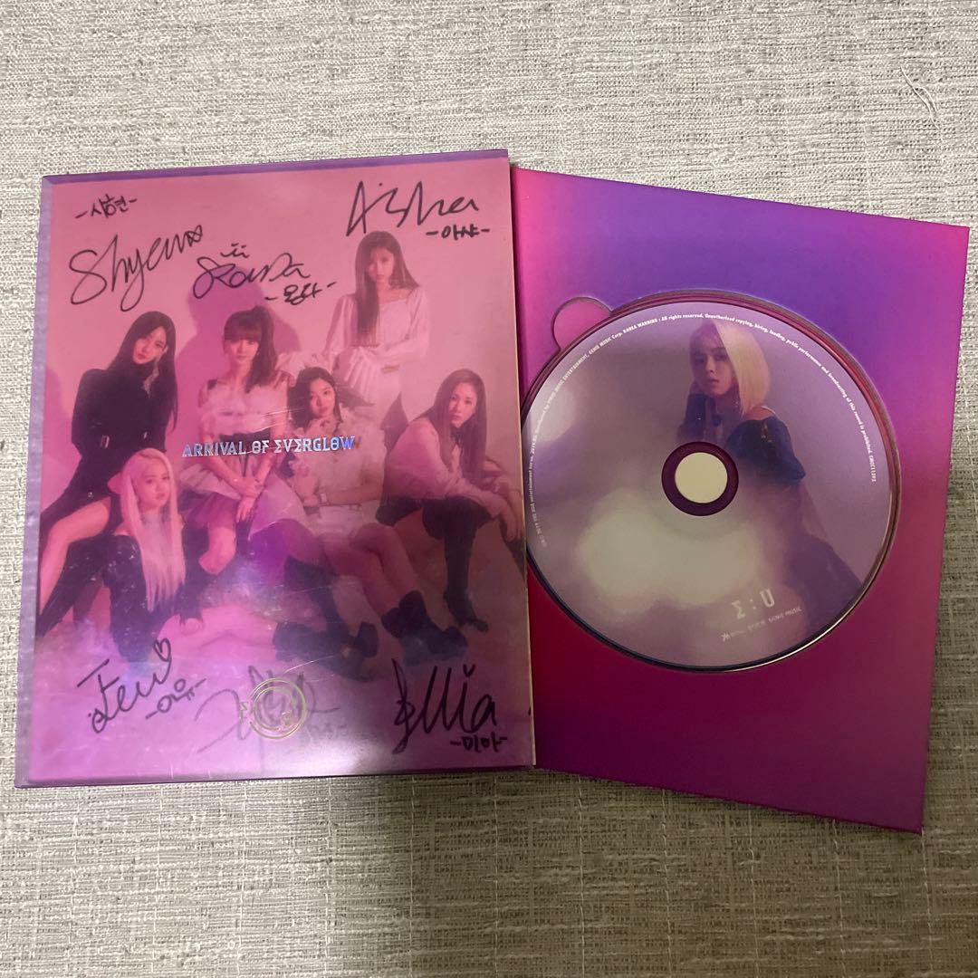 

[USED] everglow autographed album
