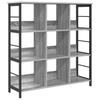 Bookshelf 9 Tiers 102 X 32 X 104.5 Cm Engineered Wood