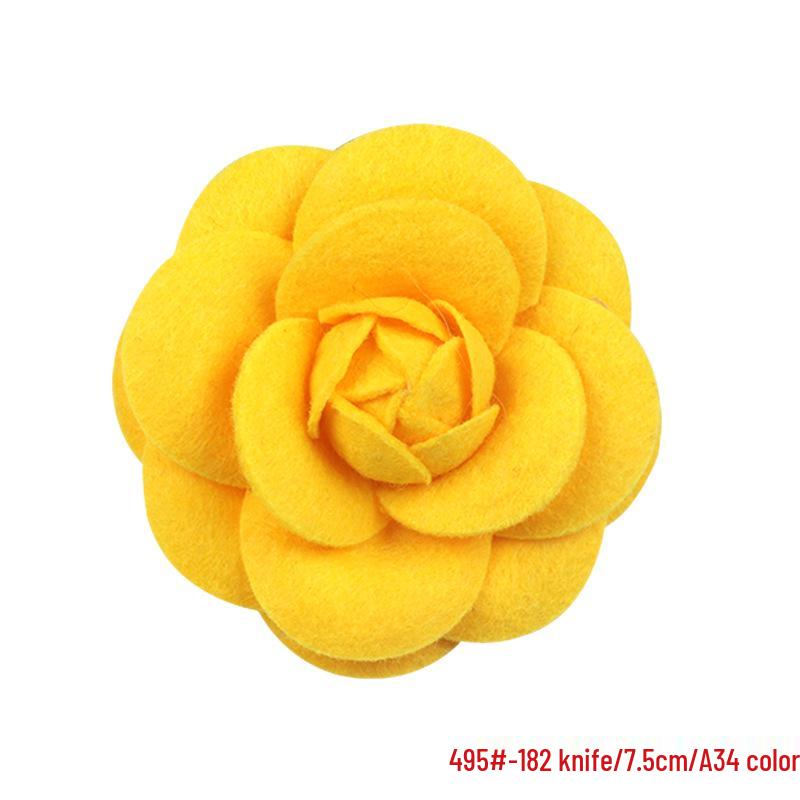 Non-Woven Camellia Flower Hair Clips: Elegant DIY Accessories for Jewelry and Clothing.