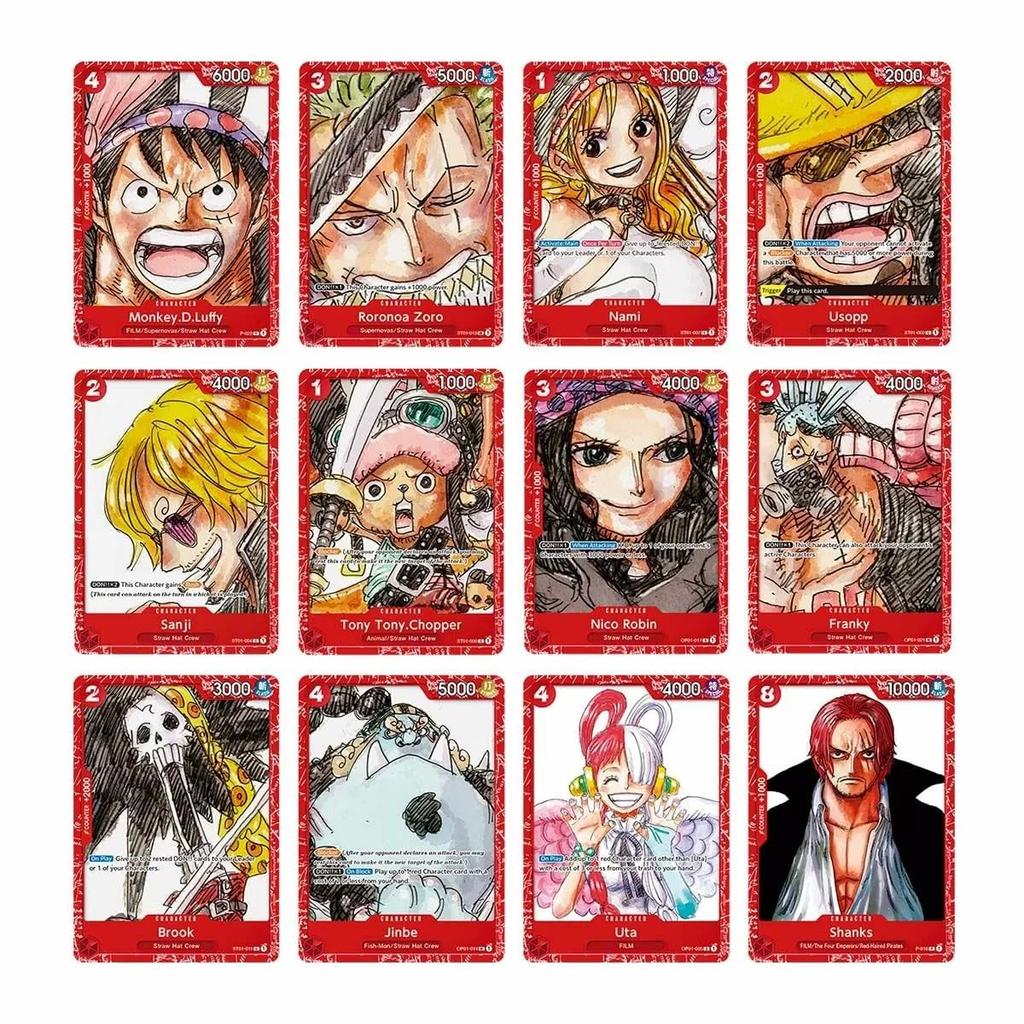 Kolekcja kart Bandai Premium Film Red Edition Gra karciana One Piece