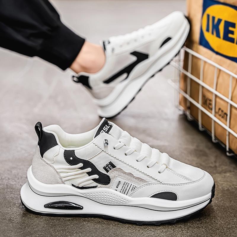 Schüler Kleine Weiße Schuhe Männlich Mittelschule Frühling Lässig Komfort Mode Trend Rutschfest Retro Sport