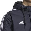 Adidas Long Boa Legend Ink Size M Men's 3-Stripes Coat, KWX71, (JG8513),