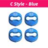 4PCS Car Door Lock Cover Logo Protection Stickers For KIA K3 K5 KX3 KX5 KX7 Sportage R Forte Carens Stinger Sorento Accessories YO7