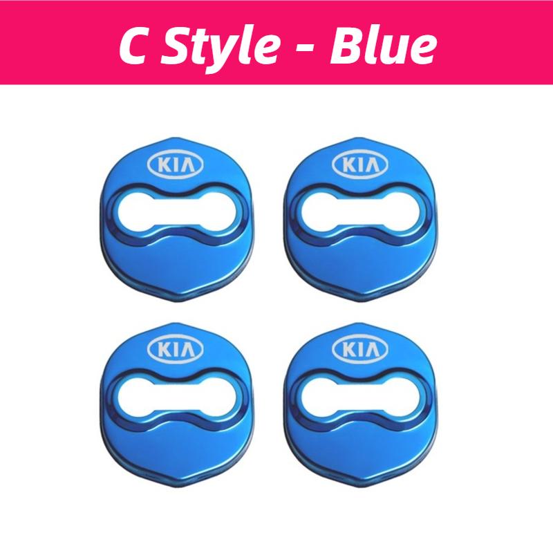 4PCS Car Door Lock Cover Logo Protection Stickers For KIA K3 K5 KX3 KX5 KX7 Sportage R Forte Carens Stinger Sorento Accessories YO7