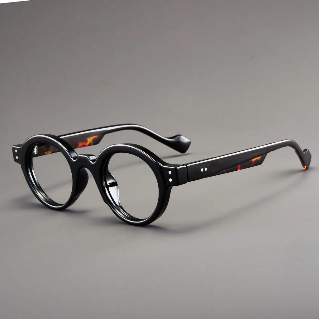 Men Retro Reading Glasses Anti Blue Light Eyewear Trend Ultra-lightweight Round Frame Women Presbyopic Eyeglasses Frame Unisex