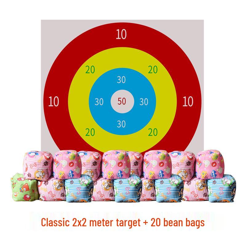 Sandbag Toss Target: Fun Outdoor Game for Kindergarten Team Building