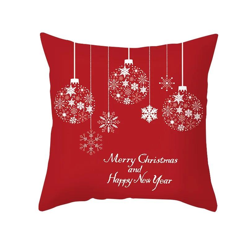 Christmas Themed Pillowcases Car Accessories Office Santa Claus Living Room Sofa Home Pillowcases